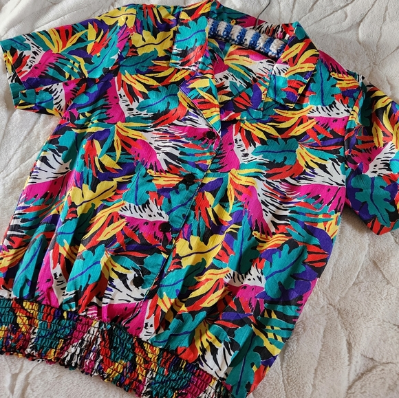 Vintage Tops - Vintage 80s Blouse